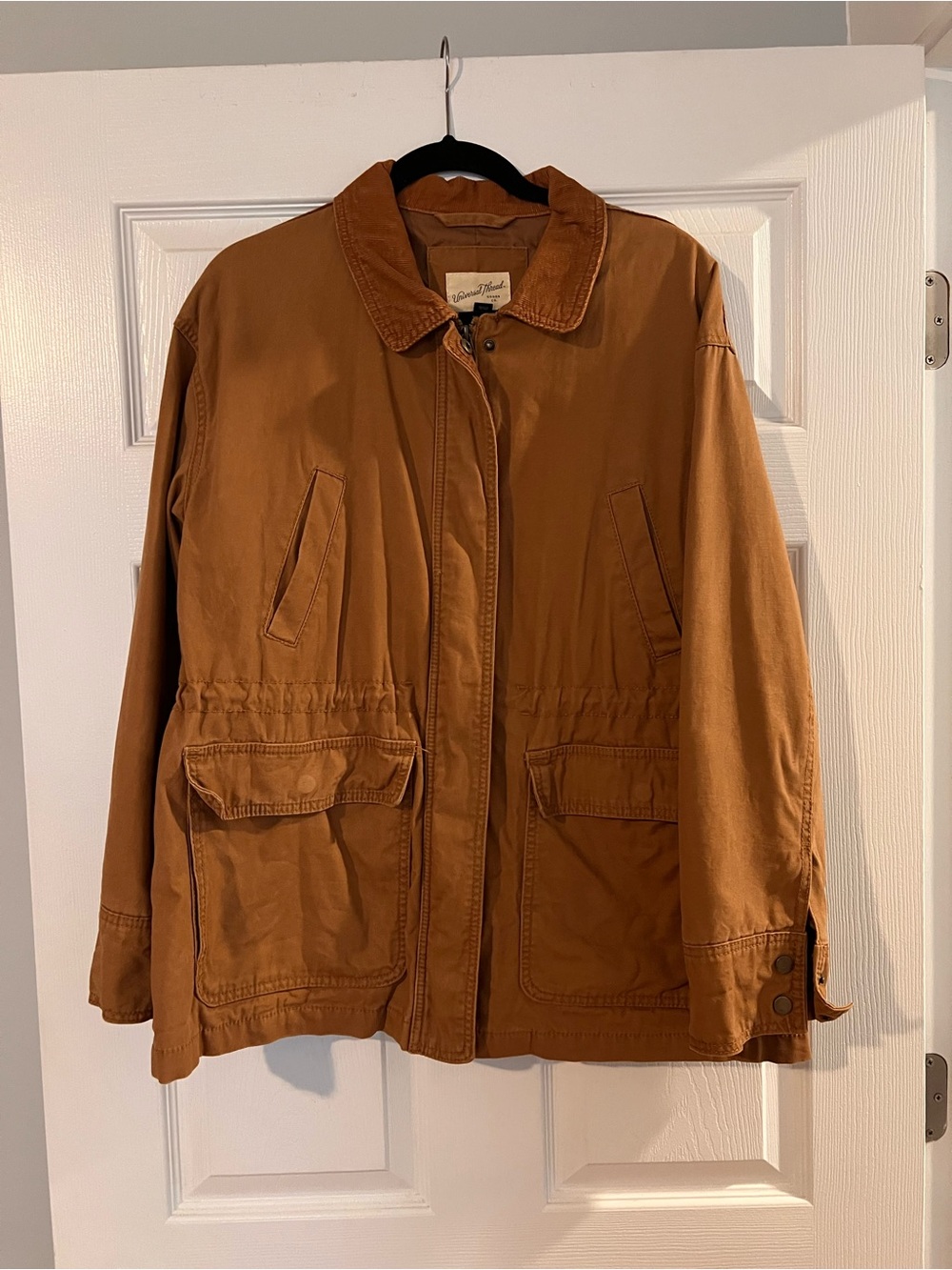 Universal Thread Brown Corduroy-Collar Jacket